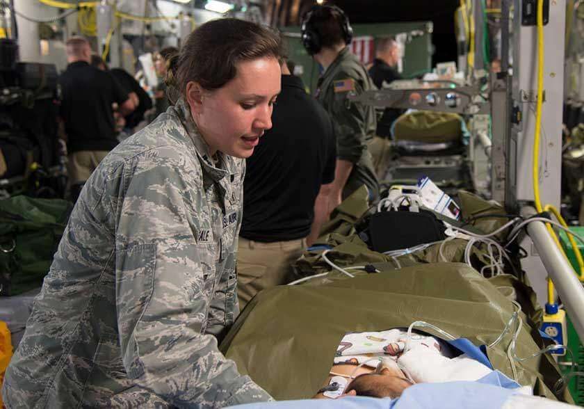 Air Force Medical Field Worker