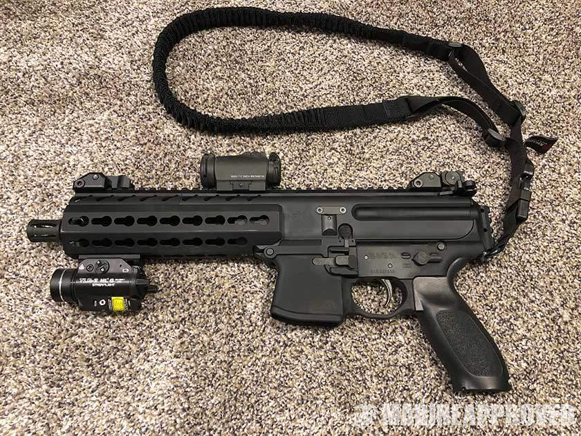 Sig MPX with Aimpoint Micro T-2 Red Dot Sight