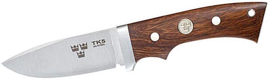 Knife with Natural Wood Handle